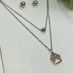Double Stainless Steel Necklace